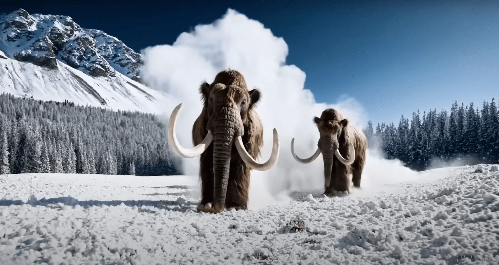 Screenshot taken from video generated by OpenAI Sora