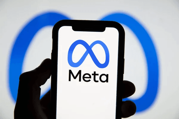 Meta AI logo is seen on phone.