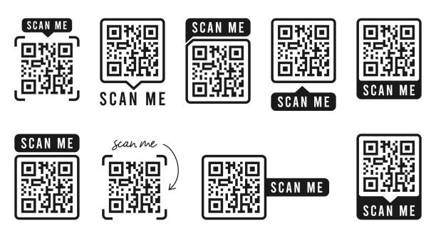 QR codes with Scan Me tags.