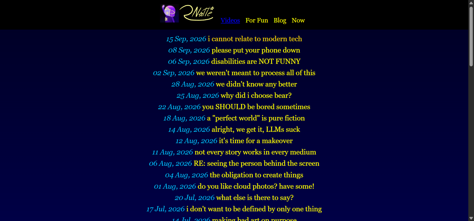 Bear Blog minimalist blogging platform