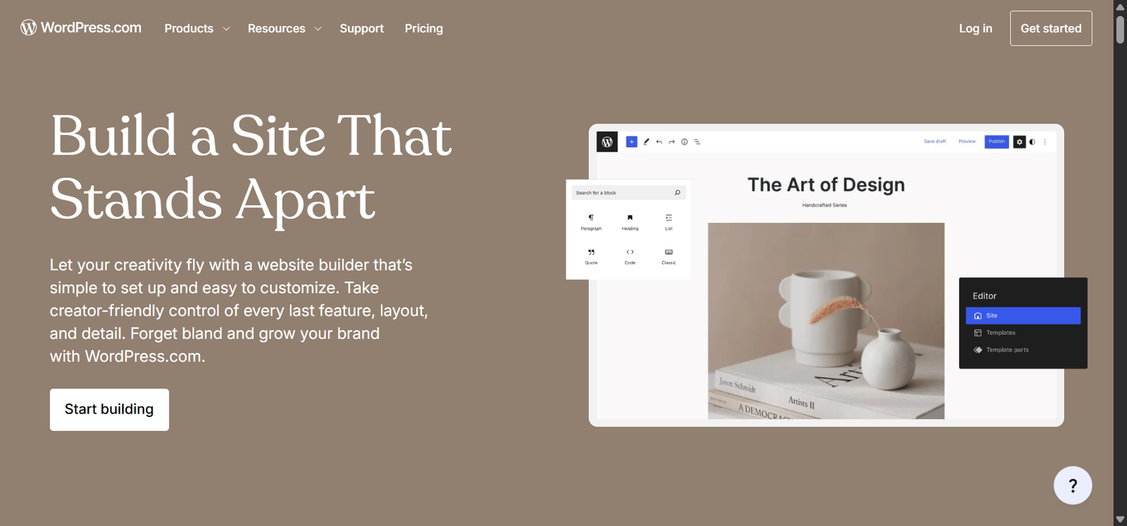WordPress.com blogging platform