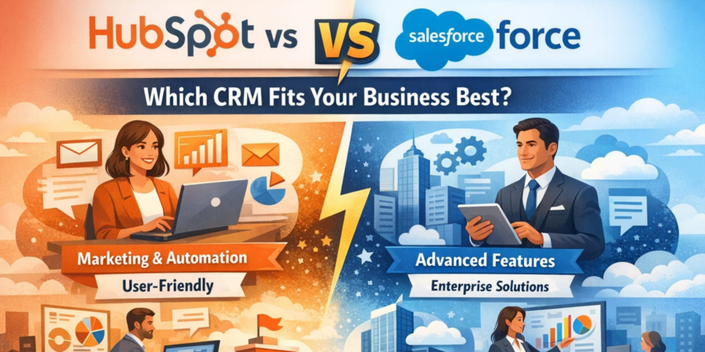 HubSpot vs salesforce which CRM is best  