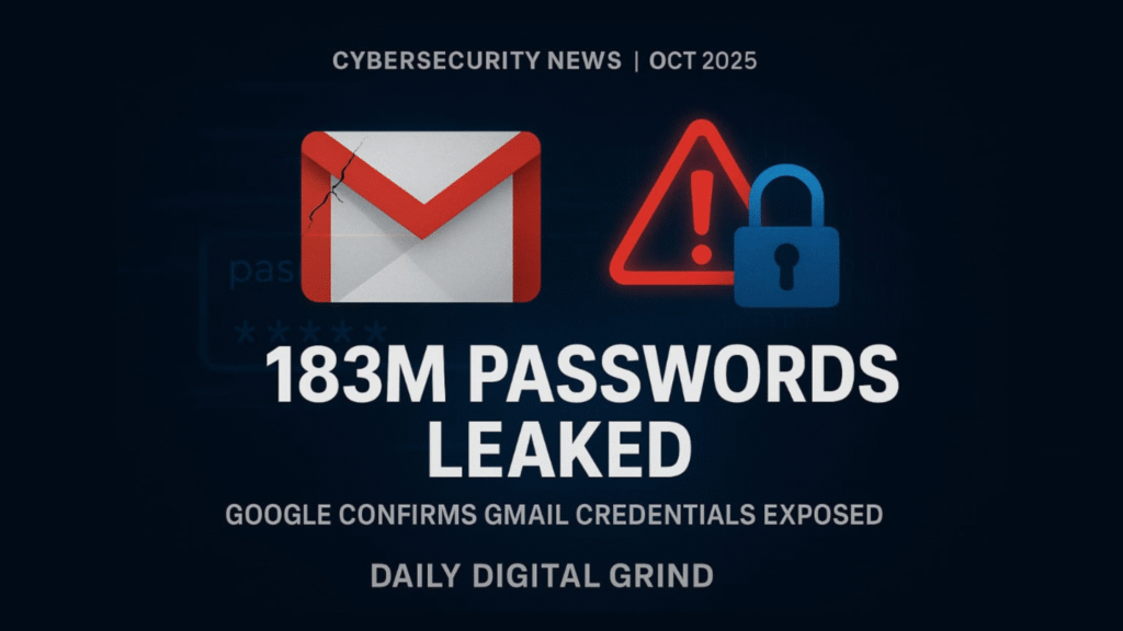 183M Gmail Passwords Leaked