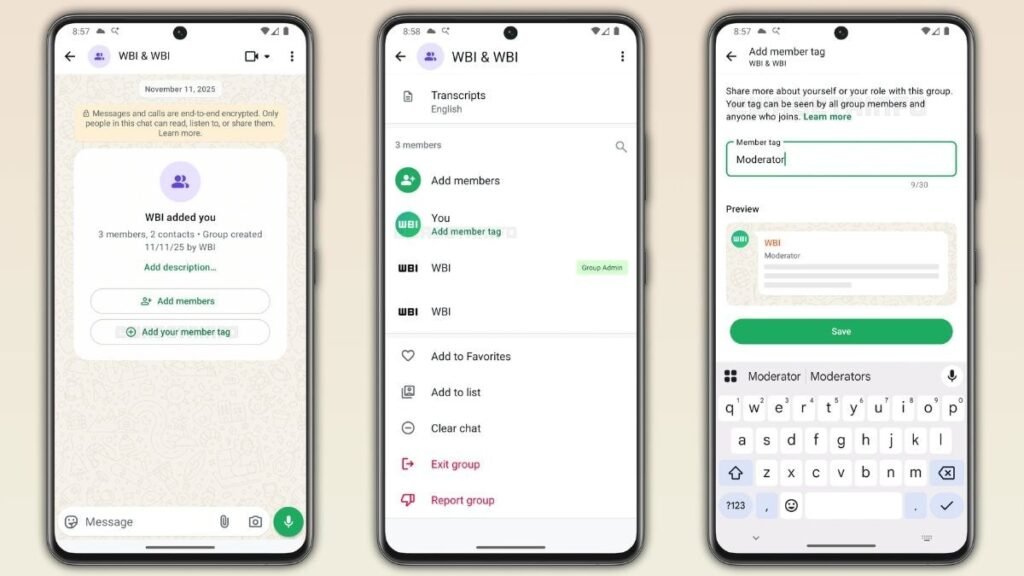 WhatsApp is exploring a new feature called Group Member Tags
