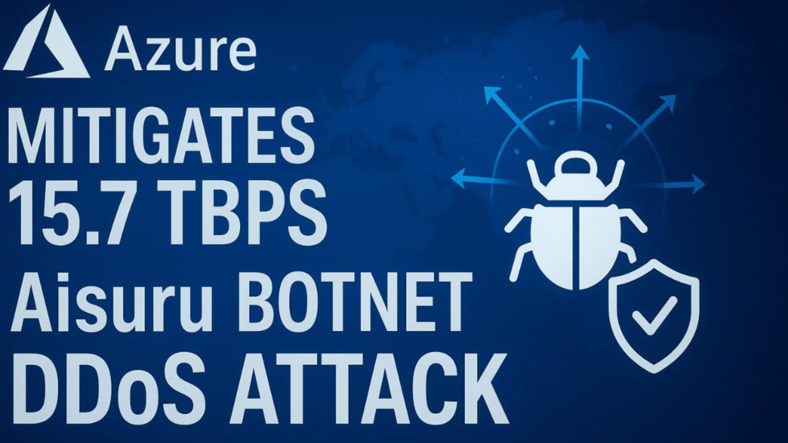 Azure Mitigates 15.7 Tbps Aisuru Botnet DDoS Attack | DDG