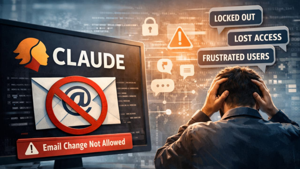 Claude AI’s No-Email-Change Policy Sparks User Frustration and Trust Concerns