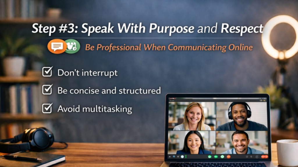 Speak With Purpose and Respect