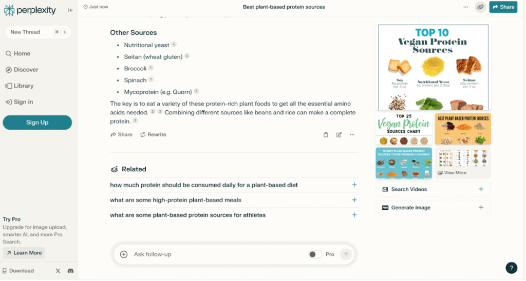 Perplexity AI is a powerful search-integrated chatbot designed to give answers to factual questions with proper citations.
