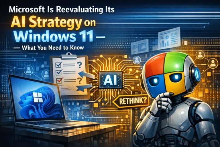 Microsoft Is Reevaluating Its AI Strategy on Windows 11