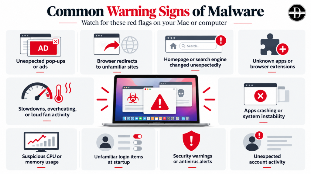 Common Malware Warning Signs