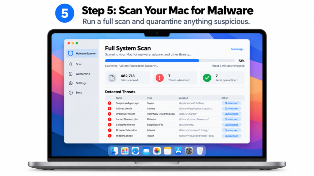 Step 5 Scan Your Mac for Malware