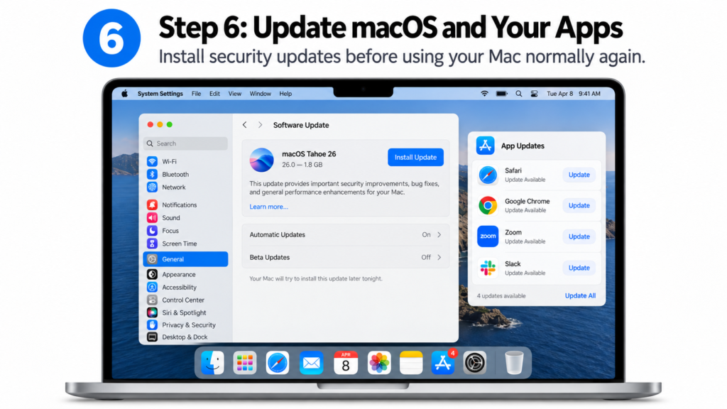Step 6 Update macOS and Your Apps
