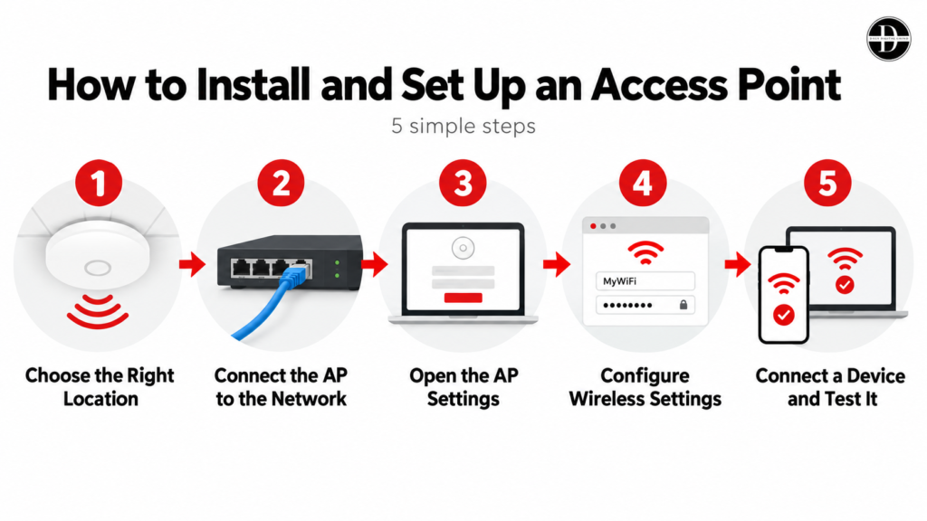 Steps to Install and Setup an Access Point