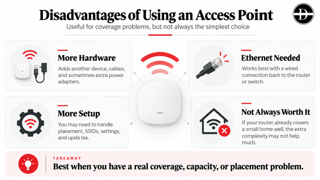 Access Point Downsides Infographic