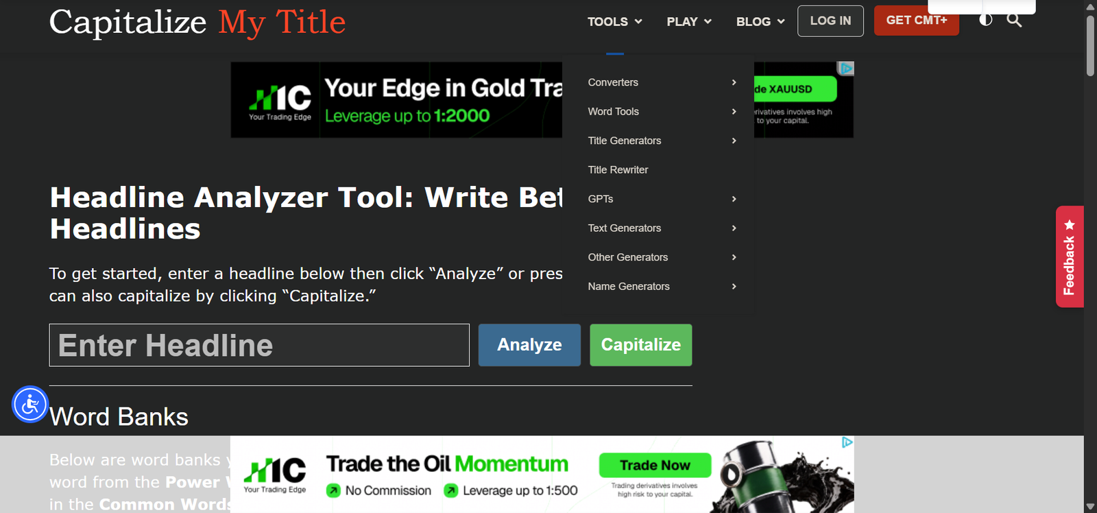 Capitalize My Title Headline Analyzer