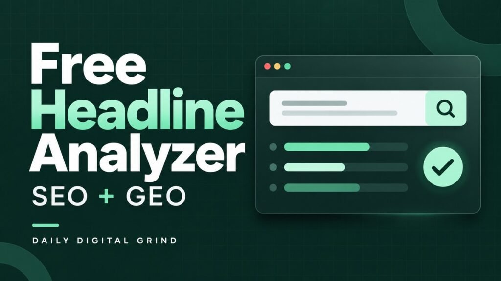 DDG Free Headline Analyzer for SEO + GEO